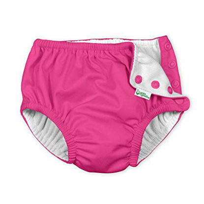 Picture of i play. by green sprouts Baby Snap Reusable Swim Diaper, Hot Pink, 5T