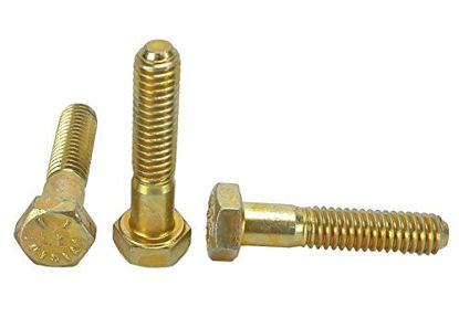 Picture of 5/16-18 x 1-1/2" Hex Head Bolts, Grade 8 (3/4" to 4" Lengths in Listing) Hex Head Cap Screws (5/16-18x1-1/2 (50pcs))