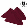 Picture of Gee Di Moda Cloth Napkins - 17 x 17 Inch Burgundy Solid Washable Polyester Dinner Napkins - Set of 12 Napkins with Hemmed Edges - Great for Weddings, Parties, Holiday Dinner & More