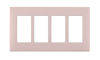 Picture of Leviton REWP4-FP Renu Four-Gang Screwless Snap-On Wallplate, Fresh Pink Lemonade