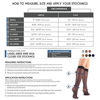 Picture of Truform Sheer Compression Stockings, 15-20 mmHg, Women's Knee High Length, 20 Denier, Ivory, 2X-Large