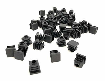Picture of EZends 1/2 Inch Square Plastic End Plug, for Square tubing (50)