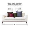 Picture of Jeanerlor Solid Cotton Linen Decoration Toss Throw Pillow Sham Cushion Case Special Pillow Cover Delicate Decorative Pillowcase for Bed/Chair/Couch, 18"x18"(45 x 45cm),2 Packs, Silver Grey