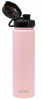 Picture of MIRA Stainless Steel Water Bottle - Hydro Vacuum Insulated Metal Thermos Flask Keeps Cold for 24 Hours, Hot for 12 Hours - BPA-Free One Touch Spout Lid Cap - 24 oz (710 ml) Rose Pink