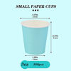 Picture of [300 Packs] 3 Oz Bathroom Cups, Paper Cups Disposable Paper Water Cups, Paper Hot Coffee Cups Espresso Paper Cups, Mouthwash Cups, Small Paper Cups for Snacks, Drink, Party (Pale Blue)