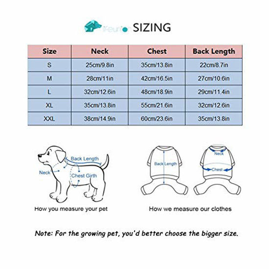 Picture of Lifeunion Small Dogs Cats Pajamas Pet Soft Silk Lapel Two-Legged Sleepwear Clothes Shirt for All Season (M, Blue)