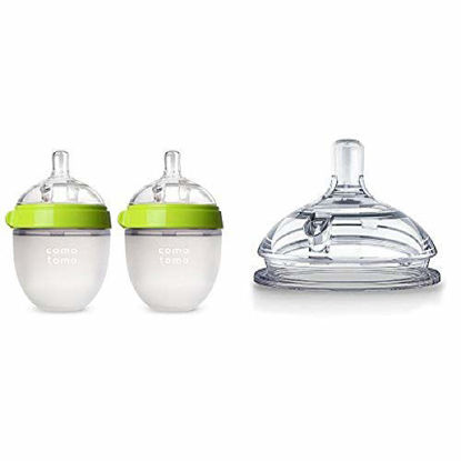 Picture of Comotomo Baby Bottle Newborn Set, Green 5oz