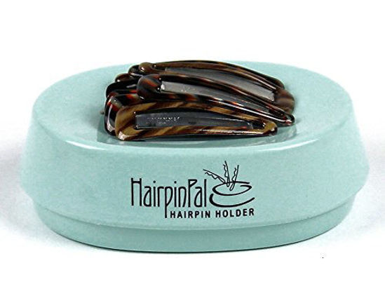 Picture of Bobby Pin and Hair Clip Magnetic Holder: HairpinPal (Sea Foam Teal)