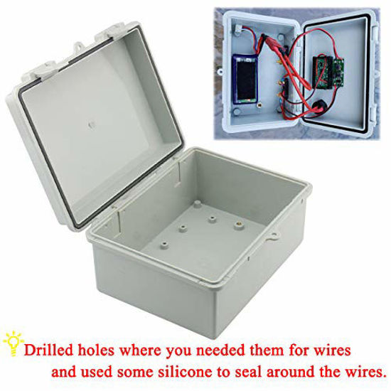 Universal Electrical Project Enclosure w/ Lock ABS Plastic Dustproof Waterproof 