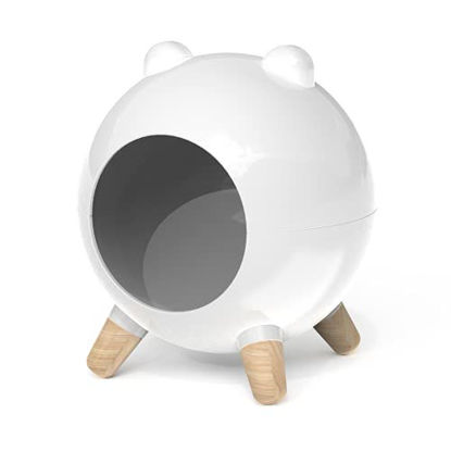 Picture of Marchul Hamster Hideout, House Habitats Decor for Hamsters Gerbils(White)