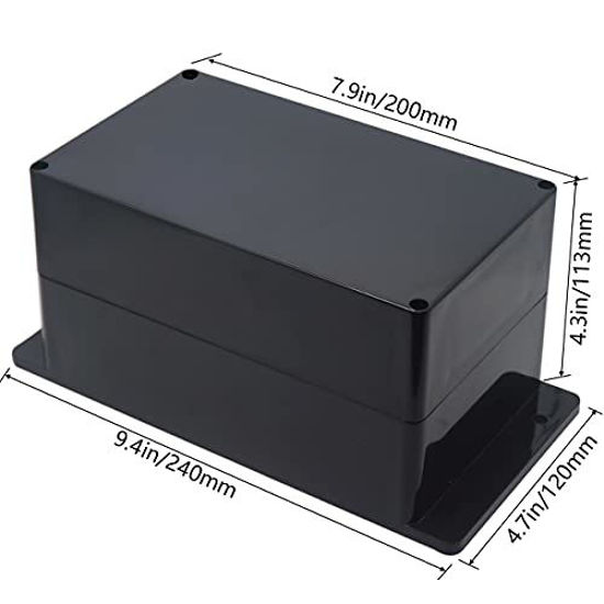 Outdoor Junction Box Waterproof Rt 200X200X80 Junction Box With Reserved Holes ABS Plastic Electrical Box IP65 Waterproof Dustproof Project Enclosure - Junction Box, IP65 Junction Box Junction Box Plastic