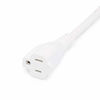 Picture of Amazon Basics 25-Foot Extension Cord - 13 Amps, 125V - White