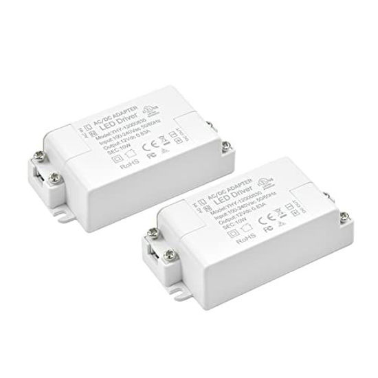 GetUSCart 12V LED Power Supply Lustaled 10W DC 12V LED Driver