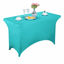 Picture of LZY Spandex Fitted Stretch Table Cover for 6 ft or 4ft or 8ft Folding Table, Rectangular Cocktail Tablecloth, Perfect for Party or Banquet