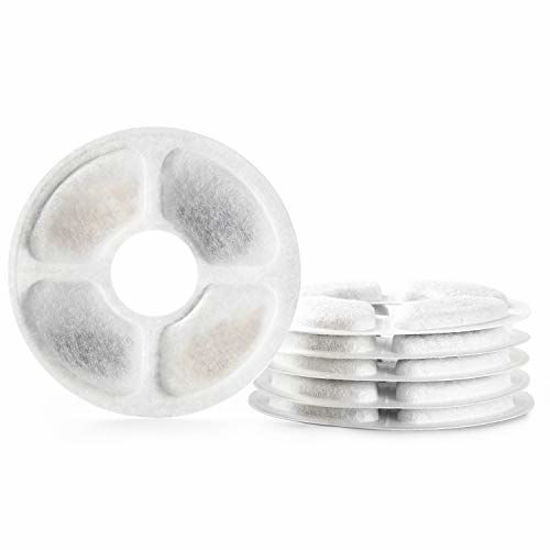 GetUSCart Toozey Cat Fountain Filter, 6 Pack Replacement Pet Fountain