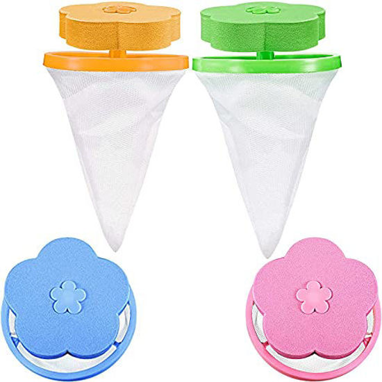 NEIJIANG Lint Catcher for Laundry,Pet Hair Remover for Laundry,Washing  Machine Floating Lint Mesh Bag