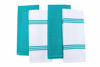 Picture of AMOUR INFINI Terry Dish Towel | Set of 4 | 16 x 26 Inches | Super Soft and Absorbent |100% Cotton Dishtowels | Perfect for Household and Commercial Uses | Teal
