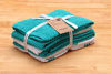 Picture of AMOUR INFINI Terry Dish Towel | Set of 4 | 16 x 26 Inches | Super Soft and Absorbent |100% Cotton Dishtowels | Perfect for Household and Commercial Uses | Teal
