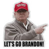 Picture of 100Pcs Lets Go-Brandon-Sticker! 3inch Funny Sticker, That's All Me I Did That Decal/Humor/Funny (G, Diamond Reflective Waterproof Sticker)