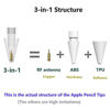 Picture of Pencil Tips for Apple Pencil 1st / 2nd Generation & Logitech Crayon - Soft and Hard, Double Layered iPad Pencil Tip, Used for 3 Years - 6 Pack