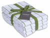 Picture of AMOUR INFINI Terry Kitchen Towels | Set of 4 | 18 x 28 Inches | Ultra Soft and Absorbent |100% Cotton Dish Towels with Hanging Loop | Perfect for Household and Commercial Uses | Green