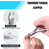Picture of Ingrown Toenail Tool Kit (9PCS), Professional Toe Nail Clipper Set for Ingrown & Thick Nail, Stainless Steel Ingrown Toenail Kit, Surgery Grade Manicure Pedicure Tool By Dualeco