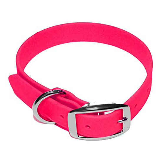 Pink waterproof dog collar top