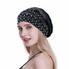 Picture of Women's Tam Hat Beanie Satin Lined Slouchy Sleep Cap Black Sky