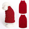 Picture of Mihachi Dog Sweater - Winter Coat Apparel Classic Cable Knit Clothes for Cold Weather