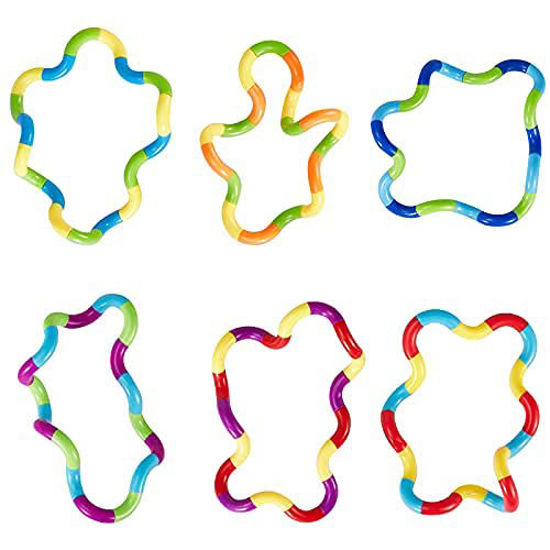 Picture of [6PCS] Fidget Toys for Kids and Adults,Brain Imagine Tools,Creations Toy ,Magic Fidget Toys,Office Relax Therapy Stress Relief Toys, Decompression Educational Toy, Feeling Winding Toy ,Fidget to Focus