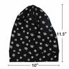 Picture of Satin Lined Sleep Cap for Long Hair Women Casual Slouchy Beanie Wig Headwear Black Brown
