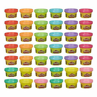 Picture of Play-Doh Handout 42-Pack of 1-Ounce Non-Toxic Modeling Compound for Kid Party Favors, Trick or Treat, Classroom Prizes, School Supplies, Assorted Colors (Amazon Exclusive)