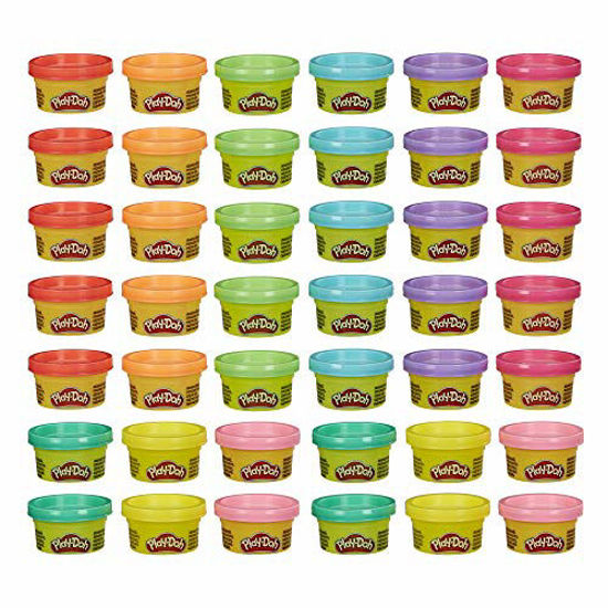 Picture of Play-Doh Handout 42-Pack of 1-Ounce Non-Toxic Modeling Compound for Kid Party Favors, Trick or Treat, Classroom Prizes, School Supplies, Assorted Colors (Amazon Exclusive)