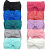Picture of Baby Girl Bow Headbands Newborn Hairband Baby Turban Knotted Elastic Headwrap for Toddler Hair Accessories (AA07-10PCS)