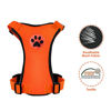 Picture of Lukovee Dog Safety Vest Harness with Seatbelt, Dog Car Harness Seat Belt Adjustable Pet Harnesses Double Breathable Mesh Fabric with Car Vehicle Connector Strap for Dog (XX-Small, Orange)
