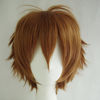 Picture of Max Beauty Anime Short Brown Cosplay Wig With Bangs Unisex Heat Resistant Hair for Party Halloween Gift + Free Cap
