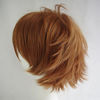 Picture of Max Beauty Anime Short Brown Cosplay Wig With Bangs Unisex Heat Resistant Hair for Party Halloween Gift + Free Cap