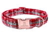 Picture of Lionheart glory Christmas Plaid Dog Collar Adjustable Soft Dog Collar with Bowtie, Pet Gift Dog Collars Bow for Small Medium Large Dogs