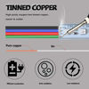 Picture of AOTOINK 100ft RGB 4 Wire Conductor Cords 4PIN 22AWG Extension Cable LED Welding Wire Tinned Copper 22 Gauge ga for 3528 5050 RGB LED Strip
