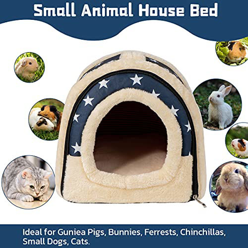 GetUSCart- Pet soft Guinea Pig Bed Rabbit Bed Cozy Guinea Pig Hideout