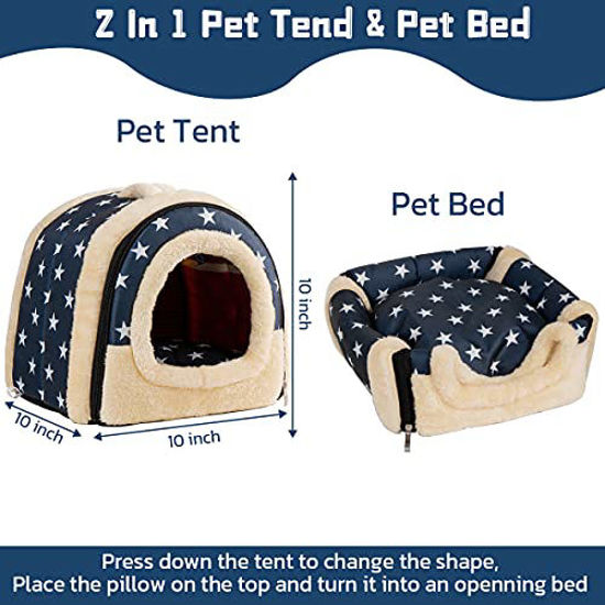 GetUSCart- Pet soft Guinea Pig Bed Rabbit Bed Cozy Guinea Pig Hideout