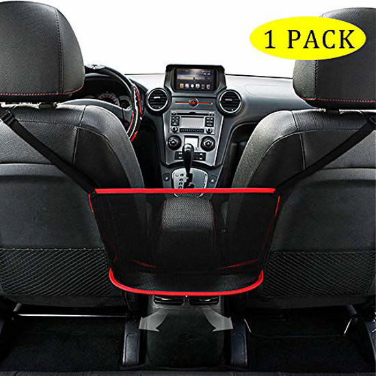 GetUSCart QBUC Car Net Pocket Handbag Holder Mesh Cargo Car
