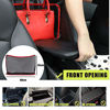 Picture of QBUC Car Net Pocket Handbag Holder, Mesh Cargo Car Storage Universal Storage Bag for Handbag Bag (Red)