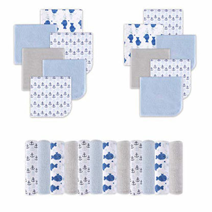 Picture of Baby Washcloths, Super Soft Absorbent Baby Bath Wash Cloths for Face & Body, Gentle on Sensitive Skin, 24 Pack