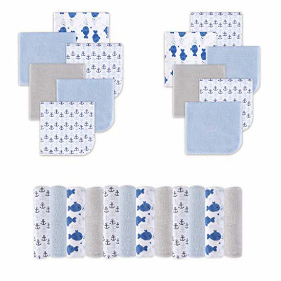 Picture of Baby Washcloths, Super Soft Absorbent Baby Bath Wash Cloths for Face & Body, Gentle on Sensitive Skin, 24 Pack