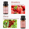 Picture of Strawberry, Cherry, Mango and Cocconut Essential Oil Set, 4Pcs Fragrance Fruit Oil for Diffuser