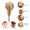 Picture of FABA Mannequin Head with Hair 26"-28" Hair Doll Cosmetology Mannequin Head Practice Braiding Cosmetology Doll Head Hair with Free Clamp Holder