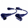 Picture of CESS-039 Right-Angel 3-Pin XLR Female to Male Extension/Patch Cable, 2 Pack