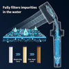 Picture of High Pressure Shower Heads, Handheld Turbo Fan Shower, Hydro Jet Shower Head Kit with 3 Filters, Turbocharged Shower Head