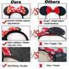 Picture of Mouse Ears Bow Headbands, 2 PCS Shiny Sequin Bow Headbands Classic Mouse Ears Headbands for Adult Women Girls(Red Sequin & Red Dot )